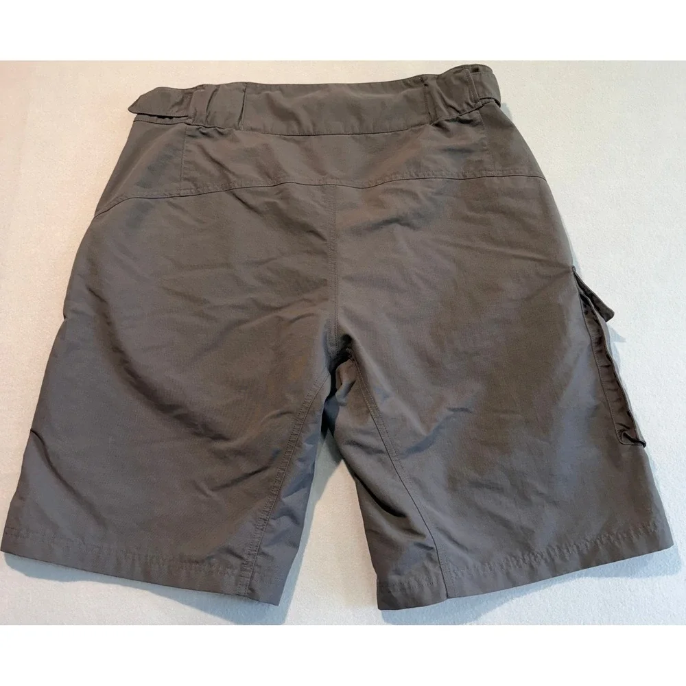 The North Face Mens Gray‎ Nylon Hiking Cargo Shorts Size XL Regular Outdoor